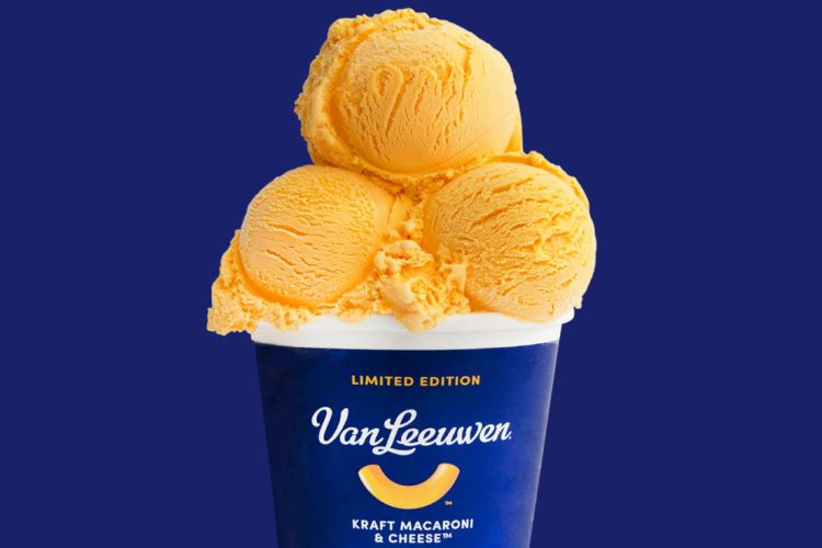 Macaroni and Cheese Flavored Ice Cream